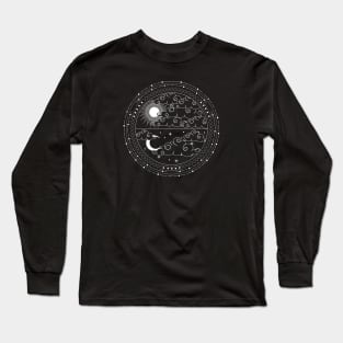 Sun and Moon | Cosmic Wedding Long Sleeve T-Shirt